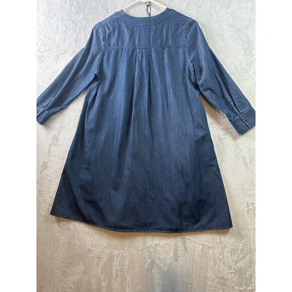 COS A-Line Denim Dress ¾ Sleeve – Size 2 - Picture 4 of 5